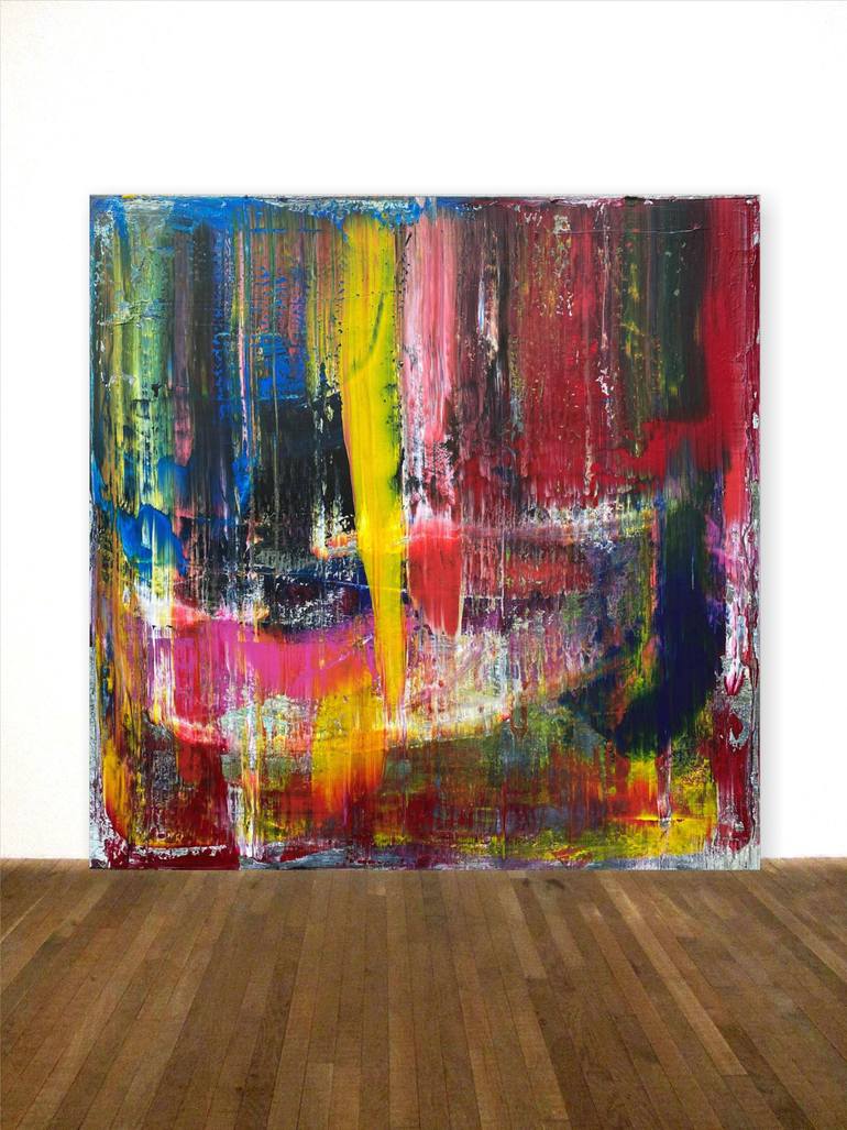 Original Abstract Expressionism Abstract Painting by Ariane Von Bornstedt