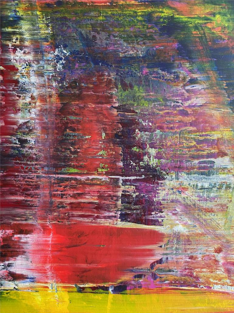 Original Abstract Expressionism Abstract Painting by Ariane Von Bornstedt