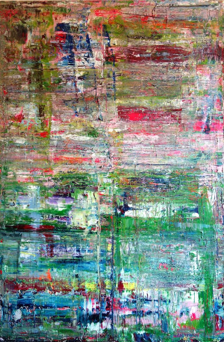 Original Abstract Expressionism Abstract Painting by Ariane von Bornstedt