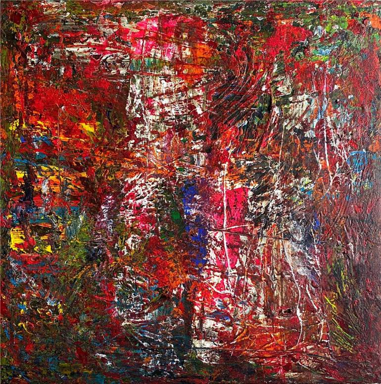Original Fine Art Abstract Painting by Ariane Von Bornstedt