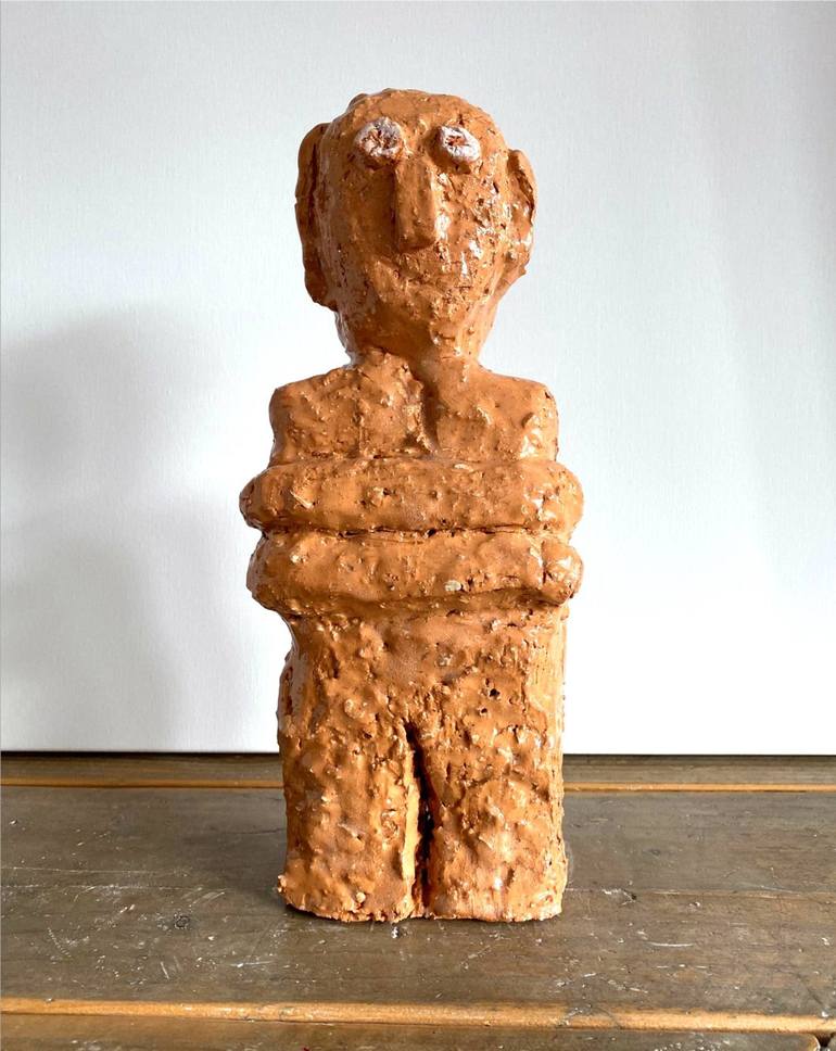 Original Abstract Men Sculpture by Ariane Brandt