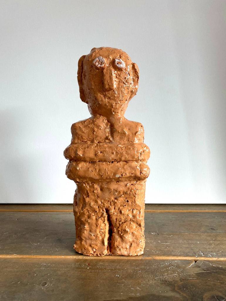 Original Abstract Men Sculpture by Ariane Von Bornstedt