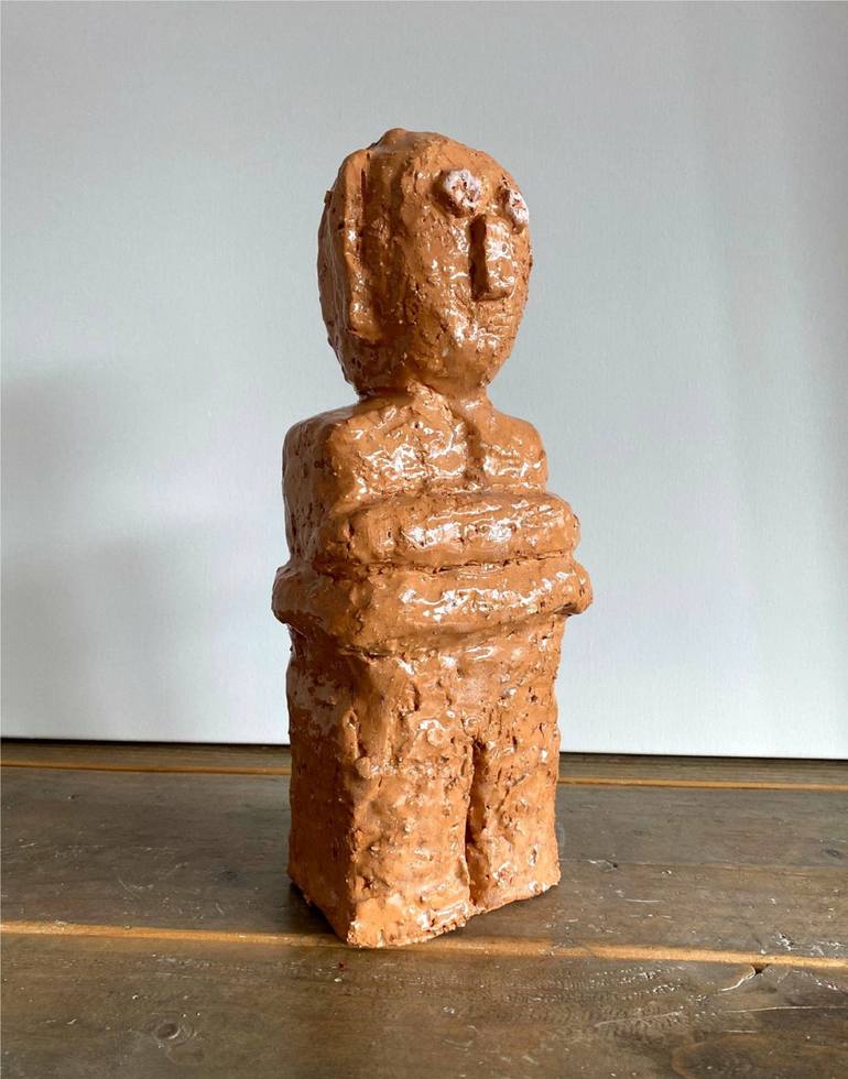 Original Abstract Men Sculpture by Ariane Von Bornstedt