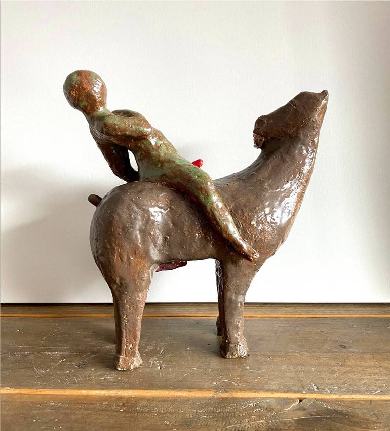 Original Horse Sculpture by Ariane von Bornstedt