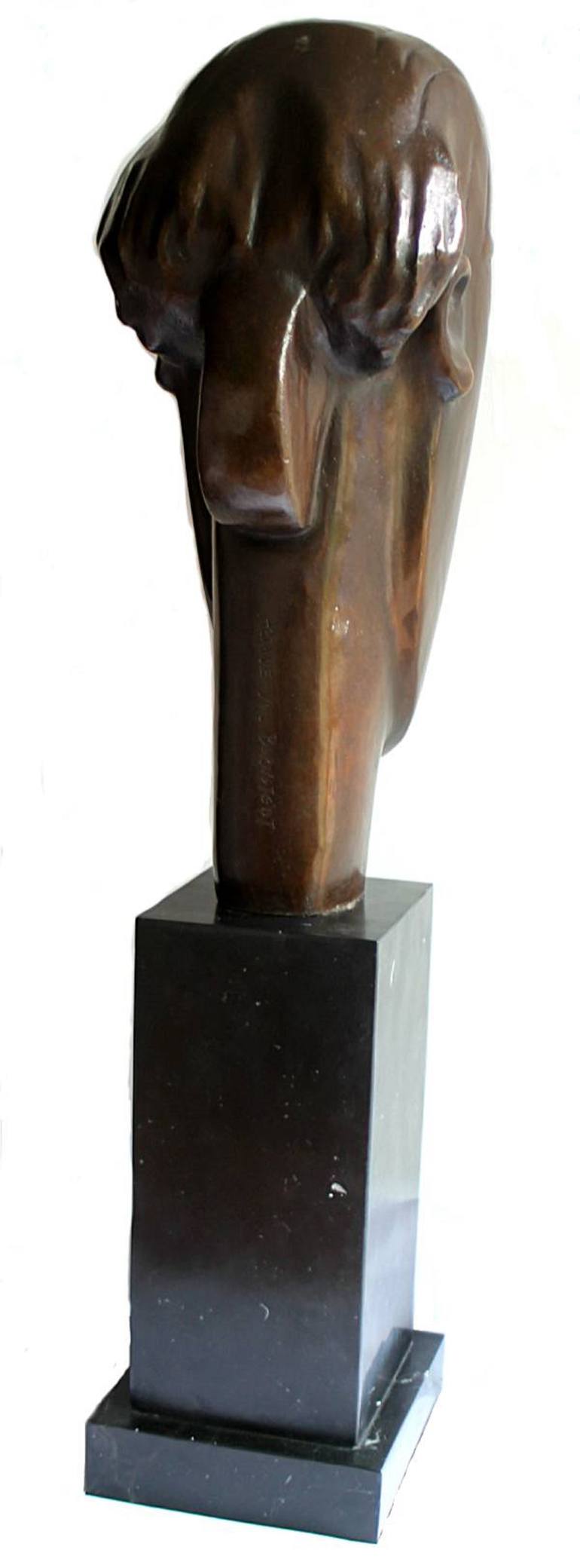 Original Abstract Men Sculpture by Ariane Von Bornstedt