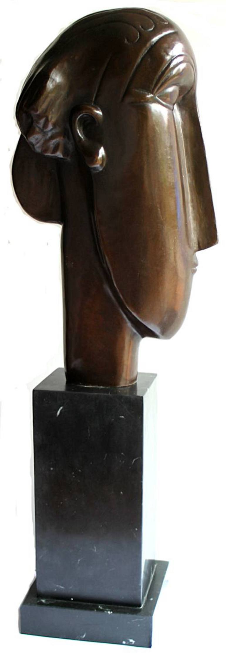 Original Abstract Men Sculpture by Ariane Von Bornstedt