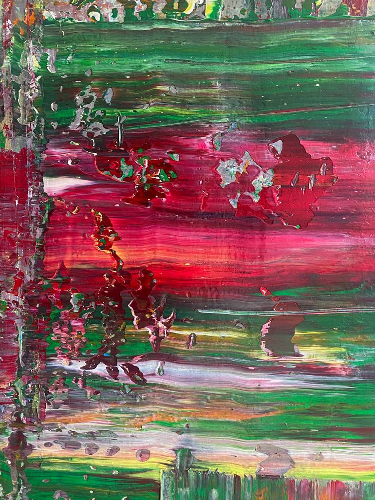 Original Art Deco Abstract Painting by Ariane Brandt