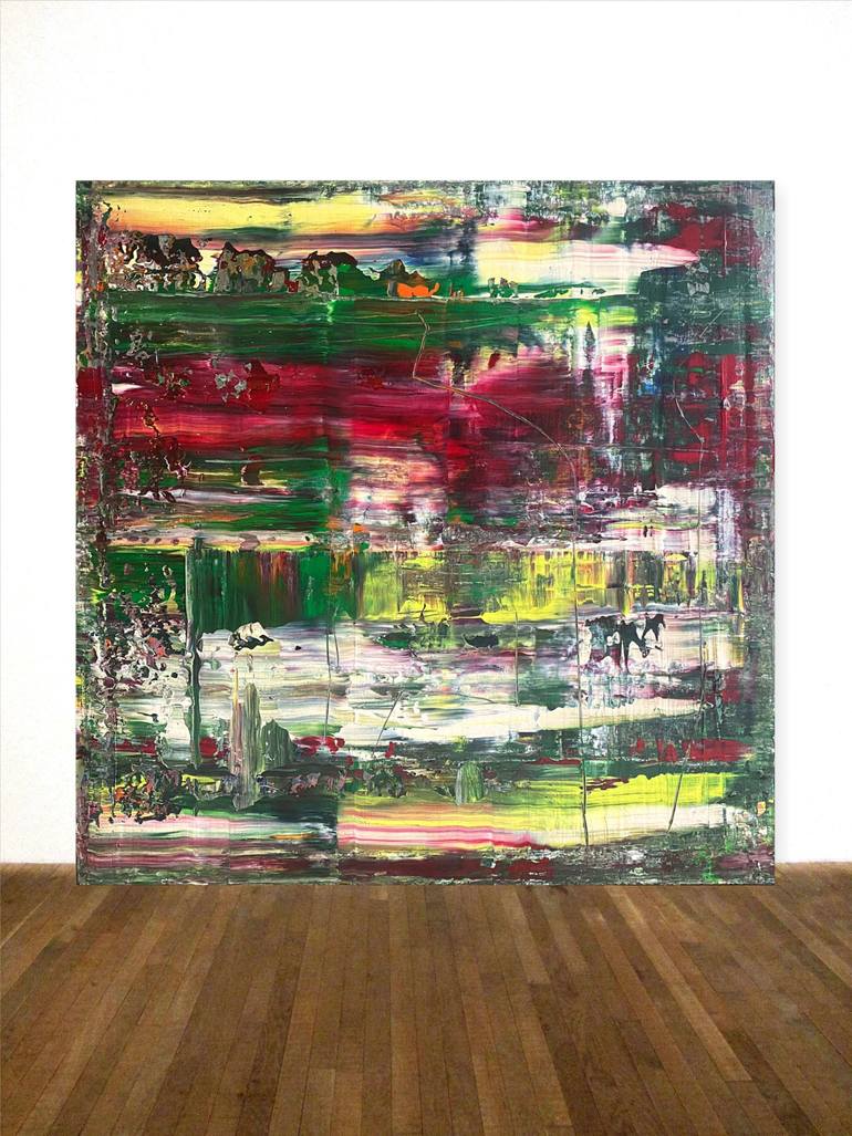 Original Art Deco Abstract Painting by Ariane Brandt