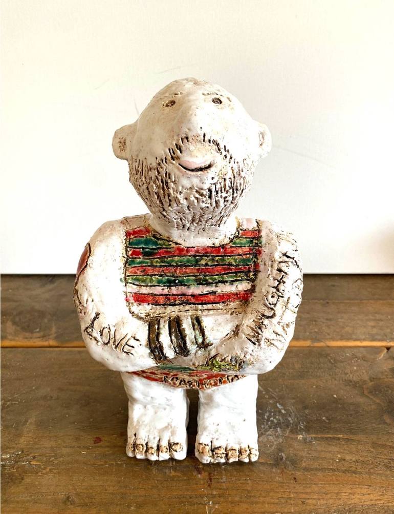 Original Abstract Men Sculpture by Ariane Brandt