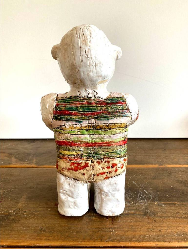 Original Abstract Men Sculpture by Ariane Von Bornstedt