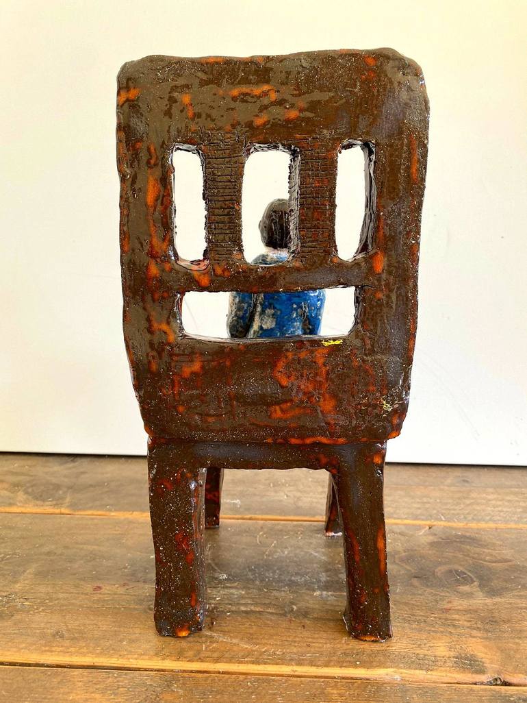 Original Abstract Men Sculpture by Ariane von Bornstedt