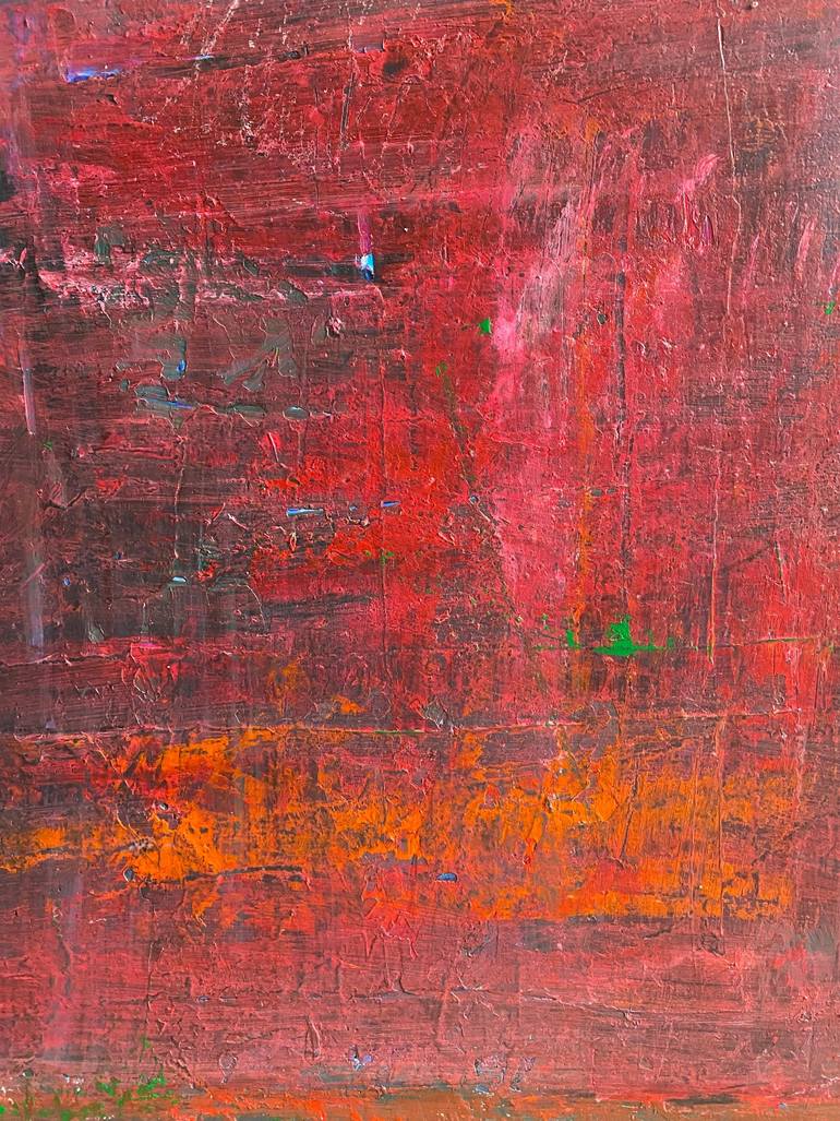 Original Art Deco Abstract Painting by Ariane Von Bornstedt