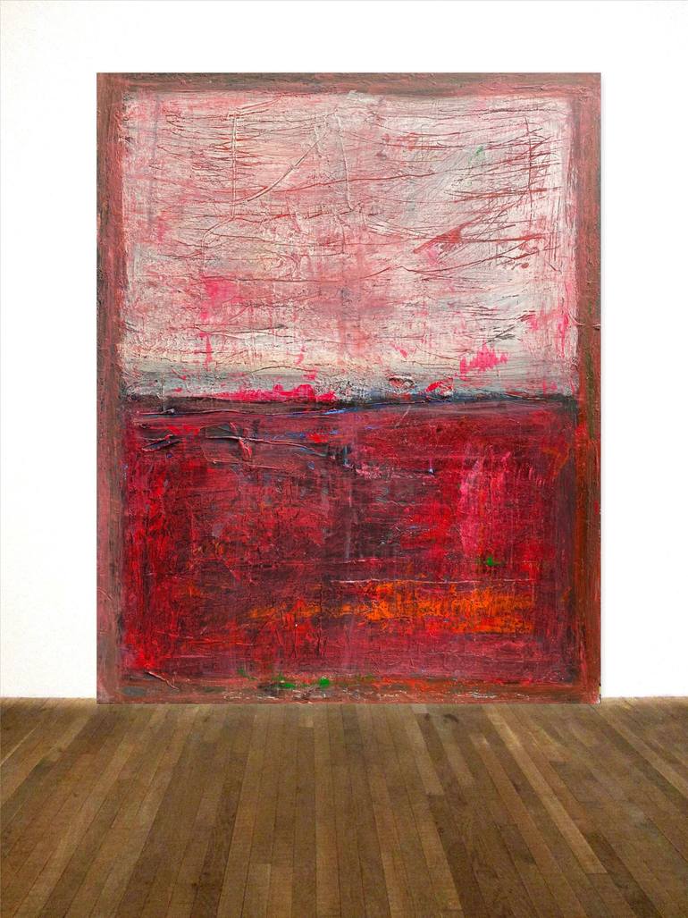 Original Art Deco Abstract Painting by Ariane Von Bornstedt