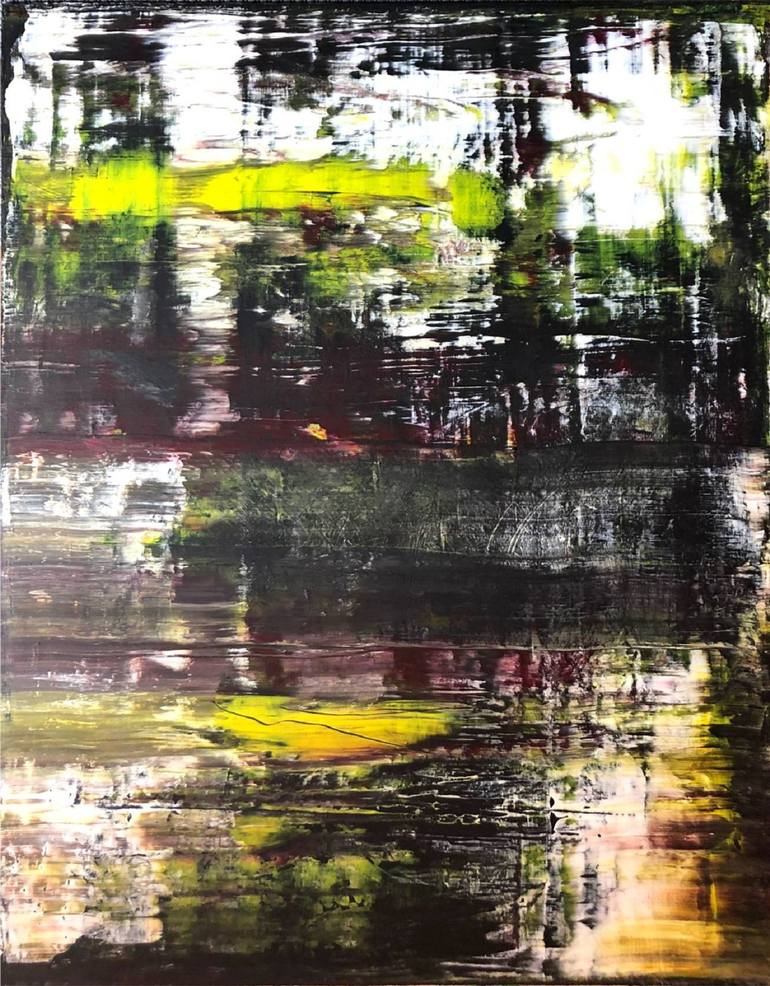 Original Abstract Expressionism Abstract Paintings by Ariane Brandt