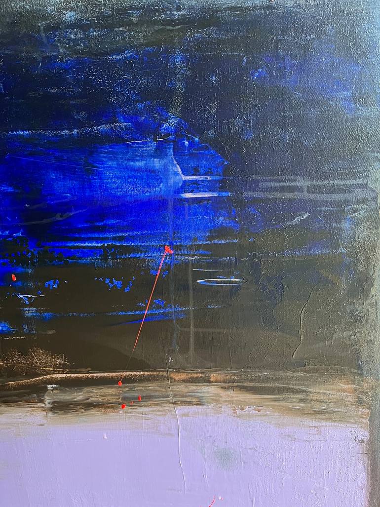 Original Art Deco Abstract Painting by Ariane Von Bornstedt