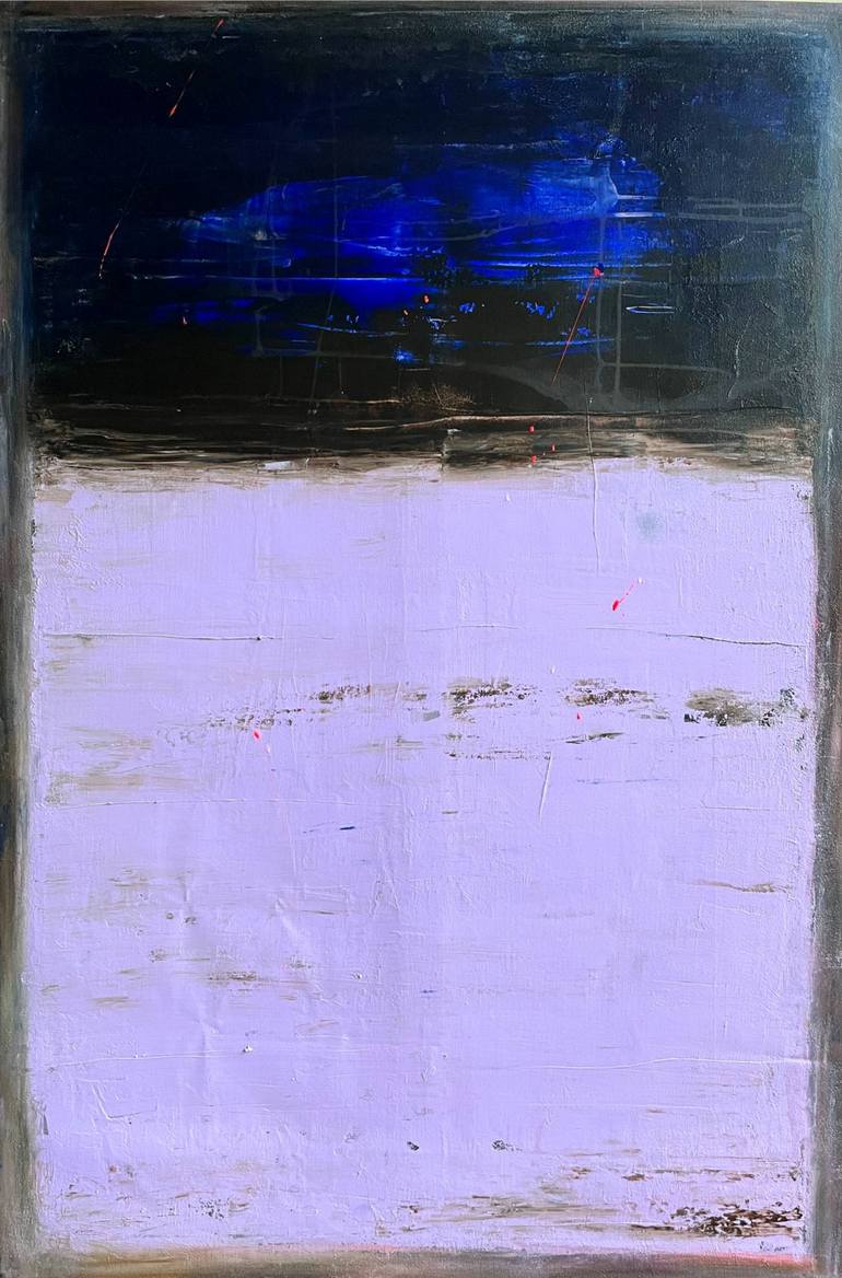 Original Art Deco Abstract Painting by Ariane Von Bornstedt