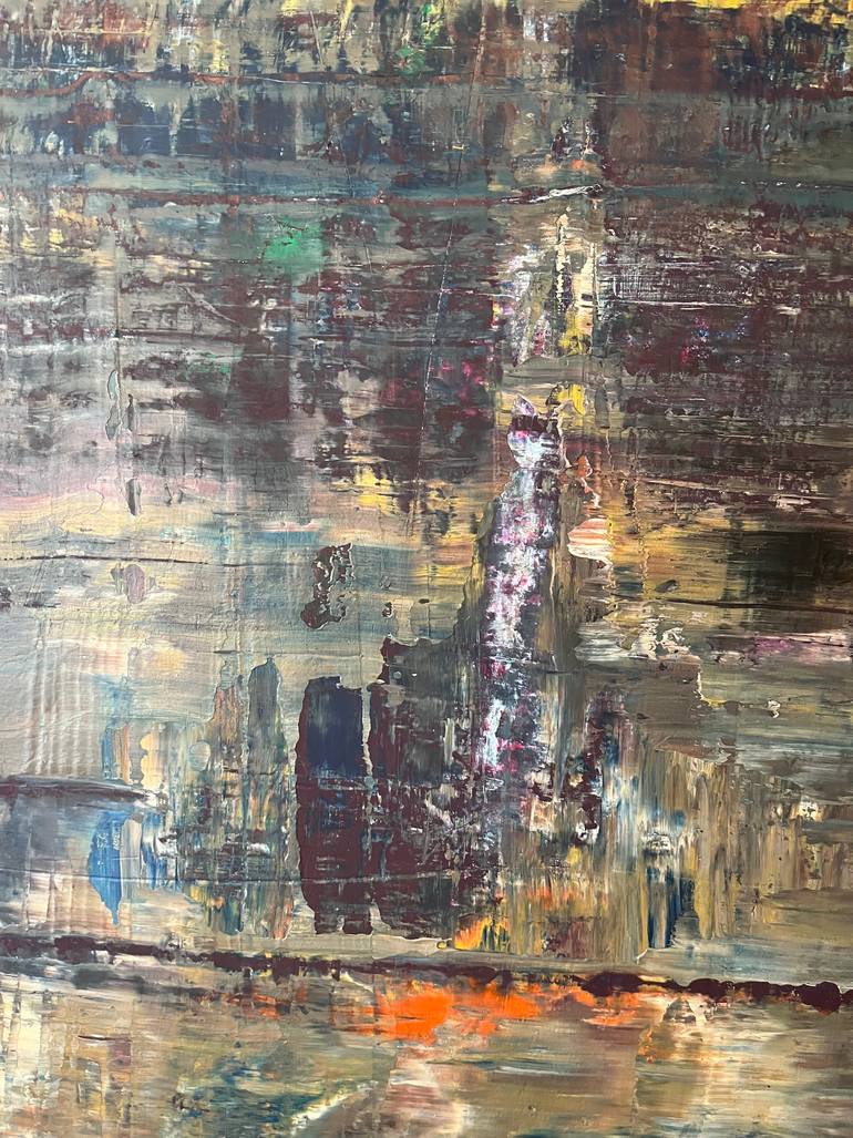 Original Abstract Expressionism Abstract Painting by Ariane Van Bornstedt
