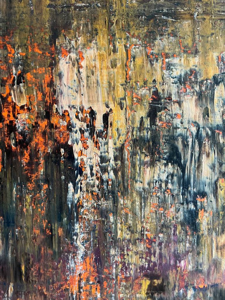 Original Abstract Expressionism Abstract Painting by Ariane Van Bornstedt