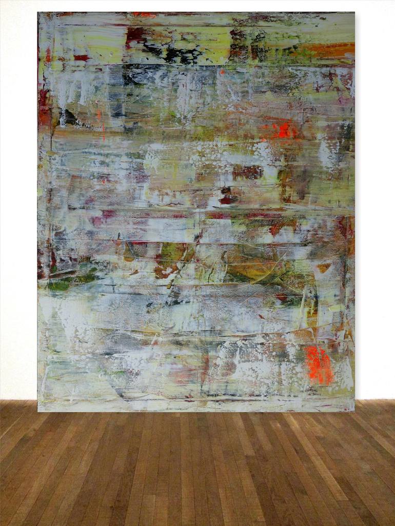 Original Abstract Expressionism Abstract Painting by Ariane von Bornstedt