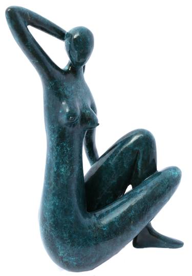 Original Figurative Nude Sculpture by Ariane von Bornstedt