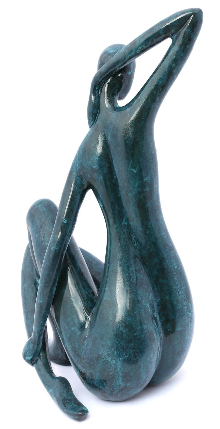 Original Figurative Nude Sculpture by Ariane von Bornstedt