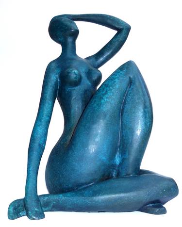 BLUE NUDE II AFTER MATISSE PAPERCUTS BRONZESCULPTURE WOMAN SCULPTURE thumb