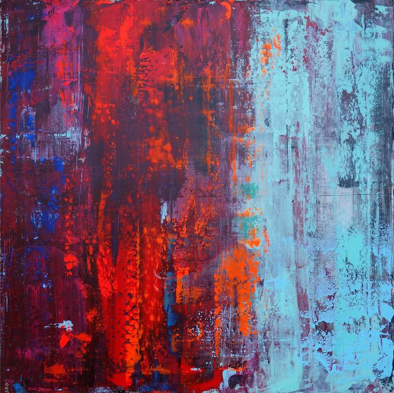 Original Abstract Expressionism Abstract Painting by Ariane von Bornstedt