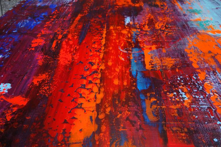 Original Abstract Expressionism Abstract Painting by Ariane von Bornstedt