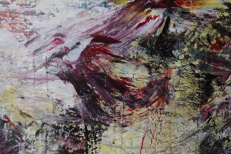 Original Abstract Expressionism Abstract Painting by Ariane von Bornstedt