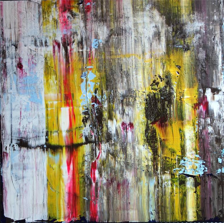 Original Abstract Expressionism Abstract Painting by Ariane von Bornstedt