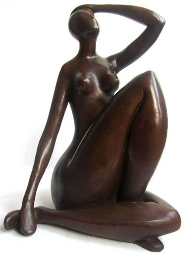 BLUE NUDE II AFTER MATISSE CUT-OUTS BRONZESCULPTURE WOMAN SCULPTURE thumb