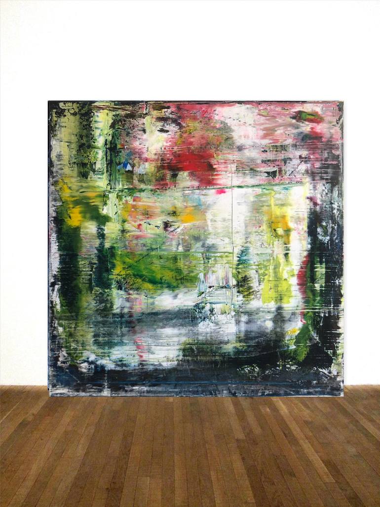 Original Abstract Expressionism Abstract Painting by Ariane Van Bornstedt