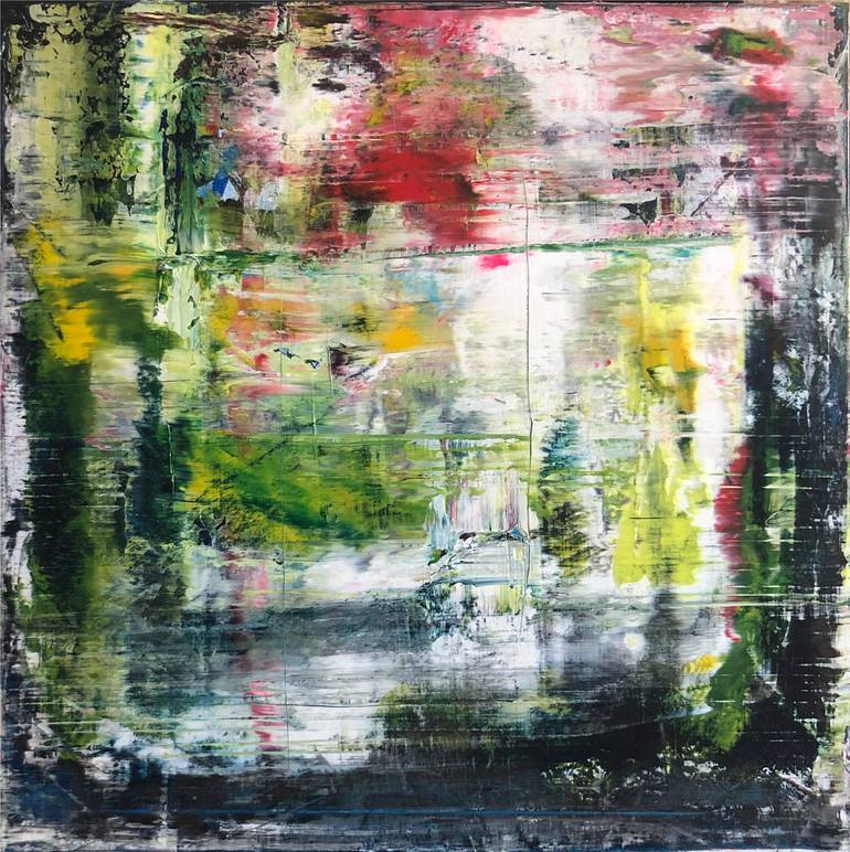 Original Abstract Expressionism Abstract Painting by Ariane Van Bornstedt
