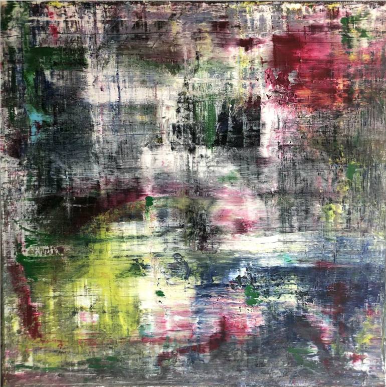 Original Abstract Expressionism Abstract Painting by Ariane von Bornstedt