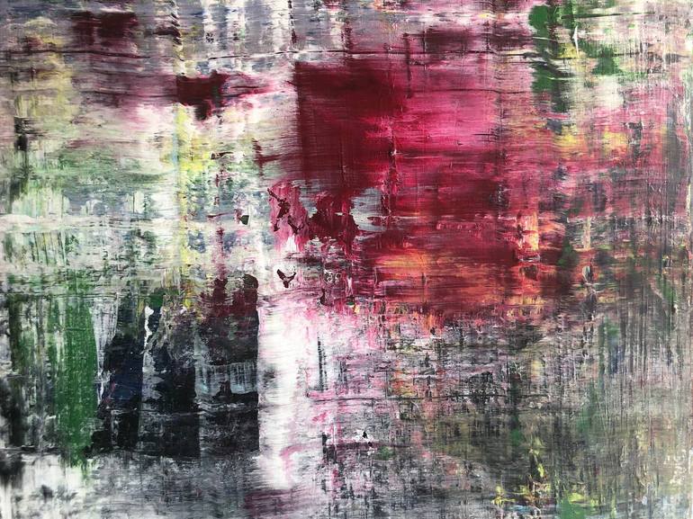 Original Abstract Expressionism Abstract Painting by Ariane von Bornstedt