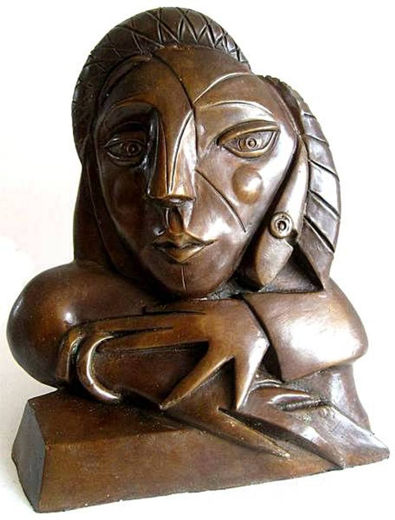 Original Women Sculpture by Ariane von Bornstedt