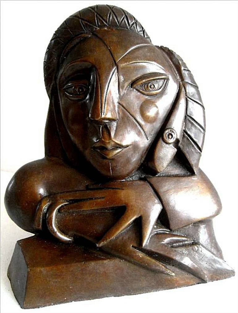 Original Abstract Women Sculpture by Ariane von Bornstedt