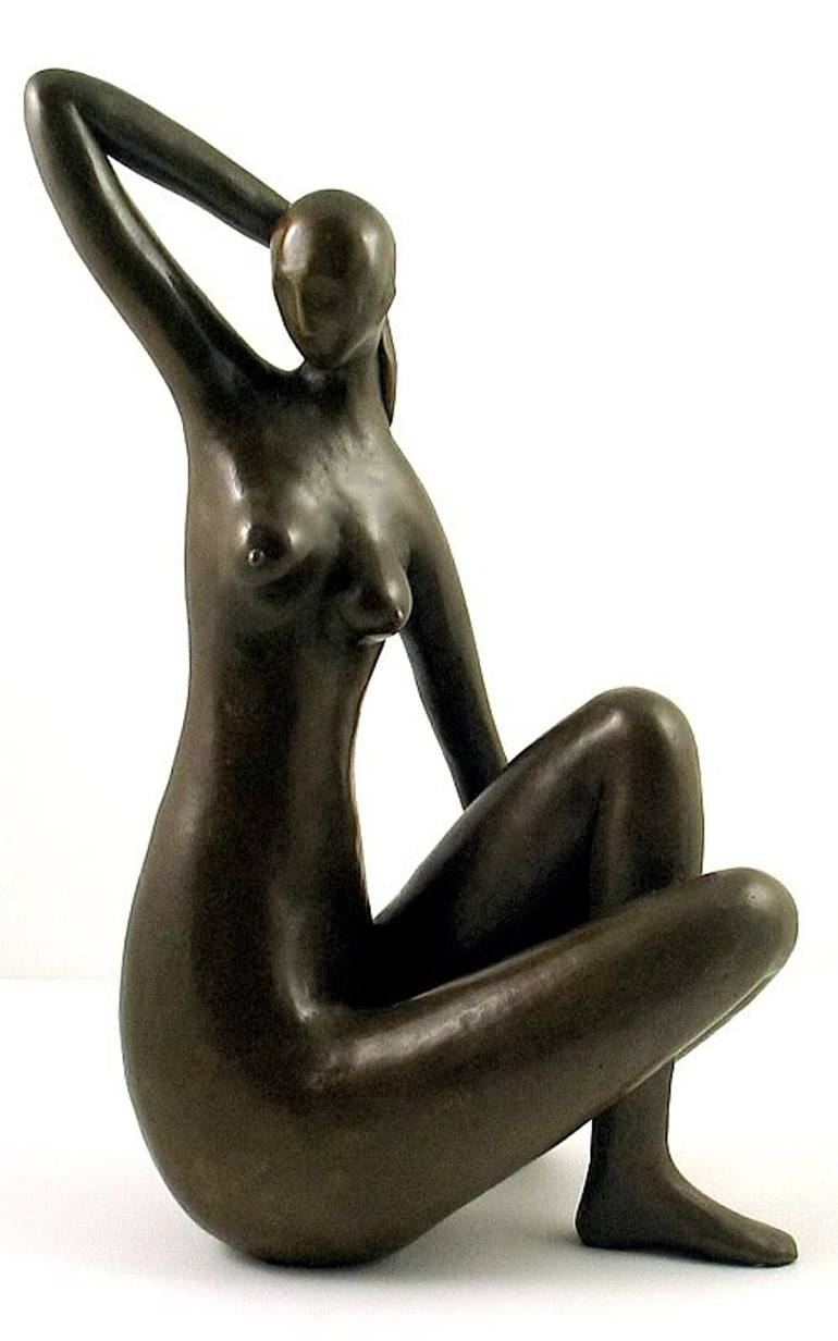 Original Abstract Nude Sculpture by Ariane von Bornstedt
