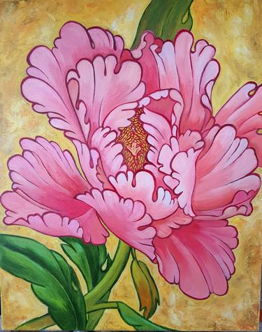 Original Floral Painting by Inna Pylypenko