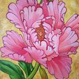 Chinese peony. Original Floral Oil Painting by Inna Pylypenko