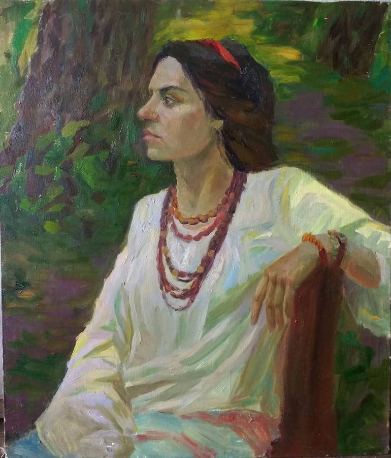 Original Figurative People Painting by Inna Pylypenko