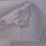The work will look great in a frame with a glass and a passe-partout.