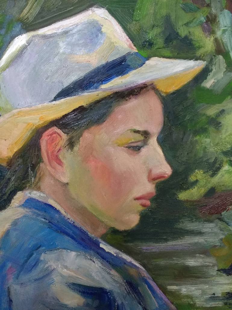Original Portrait Painting by Inna Pylypenko