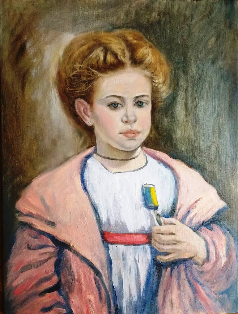 Original Fine Art Portrait Painting by Inna Pylypenko