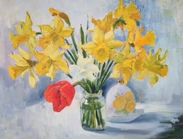 Original Floral Paintings by Inna Pylypenko