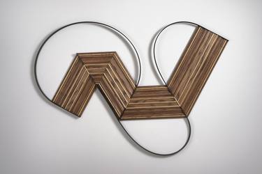 Original Abstract Geometric Sculpture by Betty McGeehan