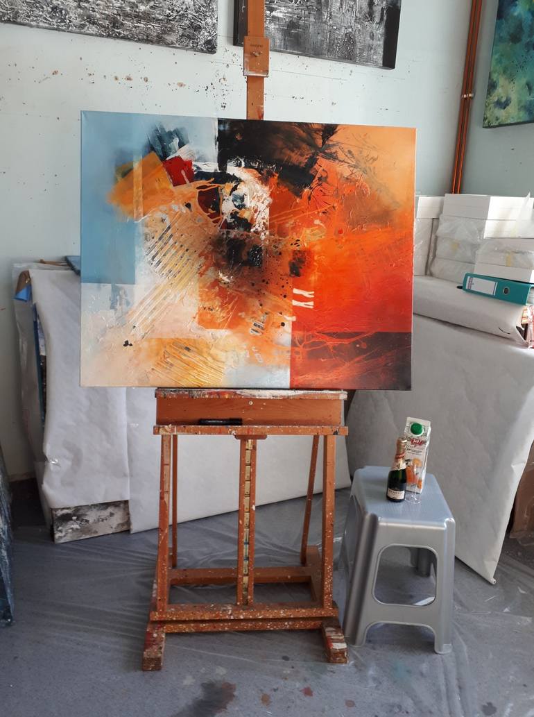 Original Abstract Painting by Martina Hartusch