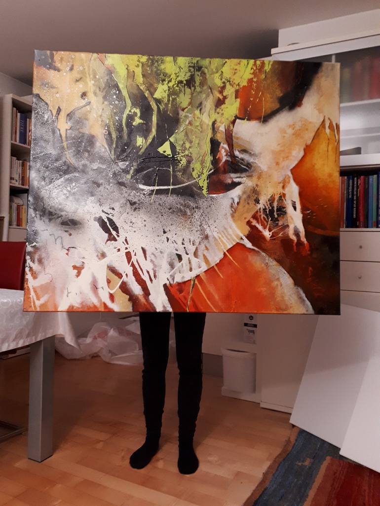 Original Modern Abstract Painting by Martina Hartusch