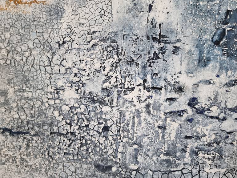 Original Minimalism Abstract Painting by Martina Hartusch