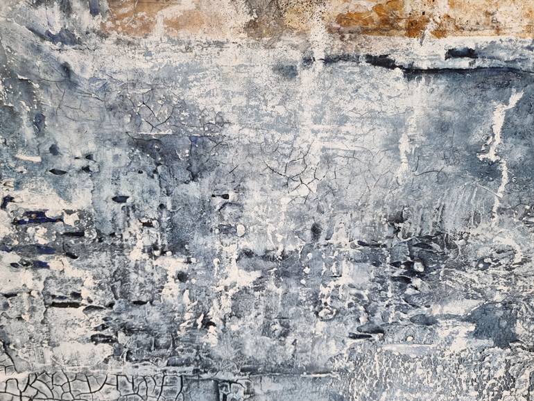 Original Minimalism Abstract Painting by Martina Hartusch